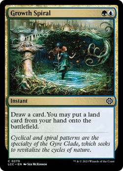Growth Spiral - 270 - Commander: The Lost Caverns of Ixalan- Near Mint - MTG - Image 1