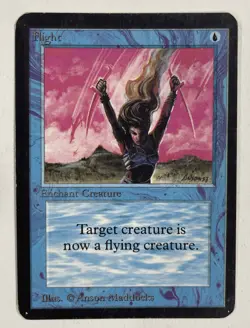 Flight Alpha MP Moderate Play MTG Magic The Gathering B - Image 1