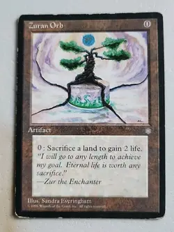 Zuran Orb Ice Age Regular MP Moderately Played MTG - Image 1
