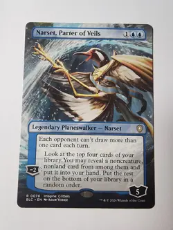Narset, Parter of Veils (Borderless) Commander: Bloomburrow Regular - Image 1