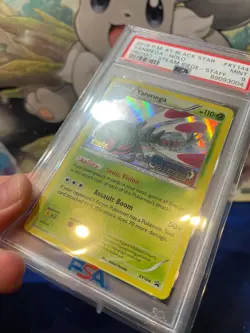 Yanmega STAFF XY144 Holo Black Star Promo 2016 Pokemon Steam Siege Stamp PSA 9 - Image 3