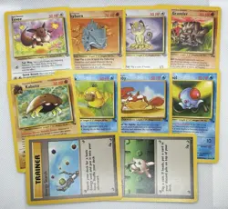 Vintage Pokemon TCG 10 Card Lot WOTC Fossil / Jungle - Image 1