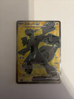 Pokemon TCG Zekrom EX 158/086 Ultra Rare Black Bolt SV - Image 1