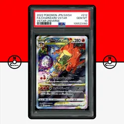 Pokemon PSA 10 Charizard VSTAR 212/172 VSTAR Universe S12a Mewtwo Japanese - Image 1