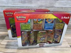 Pokemon Scarlet & Violet Costco 151 Mini Tins 5-Pack Complete - Set Of 2 - Image 1
