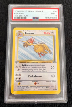 2000 P.M. Italian Jungle Fearow 1st edition #36 36/64 Mint PSA 9 - Image 1