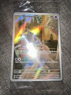 Pokemon TCG - (Sealed) Mimikyu SVP 075 Scarlet & Violet Black Star Promo NM - Image 1