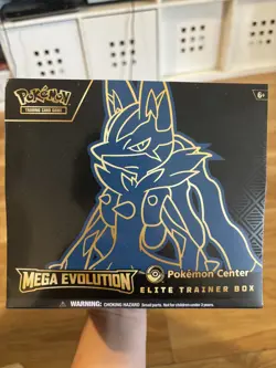Pokemon TCG - Mega Evolution Lucario Pokemon Center ETB IN HAND (see photos) - Image 1