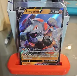 Pokemon TCG Rhyperior V Darkness Ablaze 095/189 Holo Ultra Rare - Image 1