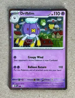 POKEMON MEGA EVOLUTION DRIFBLIM BLACK STAR PROMO HOLO MEP EN 006 NM+ - Image 1