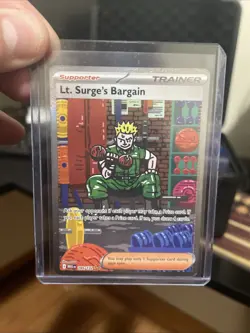 Pokemon Mega Evolution Lt Surge’s Bargain 185/132 SIR - Image 1