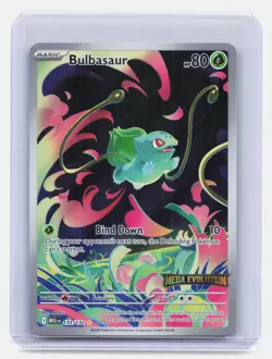 Bulbasaur Pokemon TCG Mega Evolutions #133/132 Stamped Illustration Rare Holo - Image 1