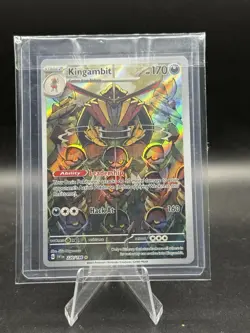 Pokemon Kingambit TCG Scarlet & Violet Base Set Holo Illustration Rare - Image 1