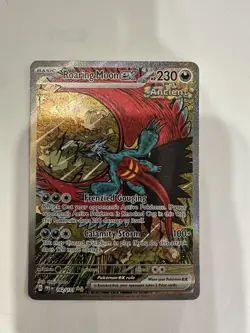 Pokemon Prismatic Evolutions Roaring Moon EX Full Illustration Rare! Near Mint! - Image 1
