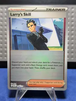 Pokemon TCG Larry's Skill - (Pokeball Pattern) 115/131 Prismatic Evolutions Holo - Image 1