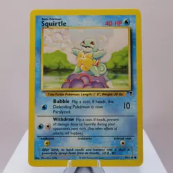 Pokemon TCG - Squirtle 95/110 Legendary Collection Common WOTC - MP - Image 2