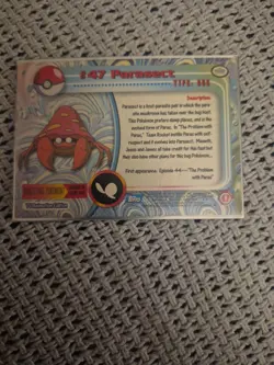 Topps Chrome Pokemon Parasect #47 Spectra Chrome 2000 NM Mint Condition - Image 2