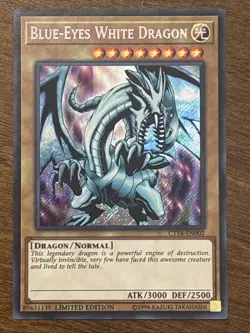 Blue-Eyes White Dragon CT14-EN002 2017 Mega-Tins Limited Edition Secret Rare LP - Image 1