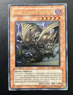Goldd, Wu-Lord of Dark World (UTR) EEN-EN024 Ultimate 1st Ed 2005 Yu-Gi-Oh! LP - Image 1