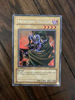 Yu-Gi-Oh! Archfield Soldier Dcr-057 Lightly Played Rare 1st Edition - Image 1