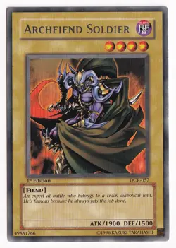 Yu-Gi-Oh! Archfield Soldier Dcr-057 Rare 1st Edition - Image 1