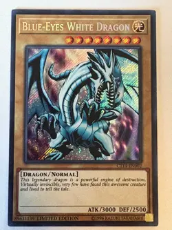 YUGIOH- Blue Eyes White Dragon - CT14-EN002 - Secret Rare - 1st Edition - Image 1