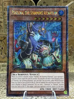 Poseidra the Storming Atlantean SUDA-EN016 QCR Yu-Gi-Oh - Image 1