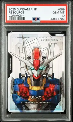 GUNDAM AERIAL PSA10 Trading Card 009 703 Gem MT 10 Collectible - Image 2