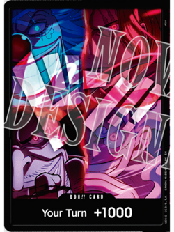 DON!! Card (English Version 2nd Anniversary Set) (/353) opcop09 NM FOIL - Image 1