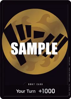 One Piece DON!! Card (Bronze) (/241) One Piece Promotion Cards LP FOIL - Image 1