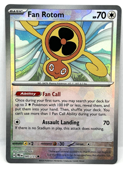 Fan Rotom - 085/131 Pokemon TCG ( Poke Ball ) Prismatic Evolutions Pokemon Card - Image 1