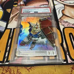 Bandai Gundam PSA 10 LR Plus Plus Parallel Trading Card C001 001 Collectible - Image 1