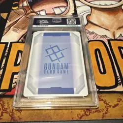 Bandai Gundam PSA 10 LR Plus Plus Parallel Trading Card C001 001 Collectible - Image 2
