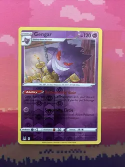 Pokemon Card Gengar Lost Origin Reverse Holo Rare 066/196 Near Mint - Image 1