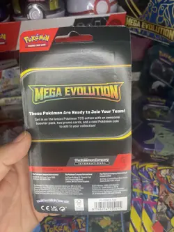 Pokemon TCG Mega Evolution Booster Pack Rockruff & Lycanroc Promo Card Sealed! - Image 2