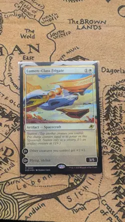 Lumen-Class Frigate (Foil) MTG [Edge of Eternities] Near Mint - Image 1