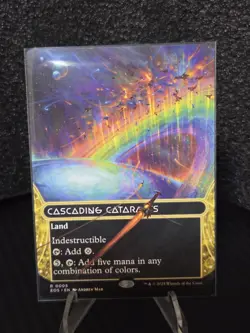 MTG - Cascading Cataracts 0005 (Borderless) - Edge of Eternities NM/M Condition - Image 1