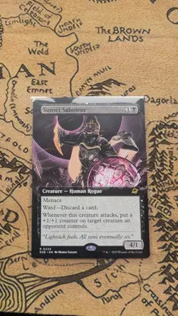 MTG - Sunset Saboteur - Extended Art - Edge of Eternities - Magic the Gathering - Image 1