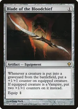 MTG Magic the Gathering Blade of the Bloodchief (196/280) Zendikar HP - Image 1