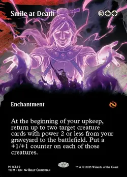 MTG Magic the Gathering Smile at Death (329/485) Tarkir Dragonstorm LP - Image 1