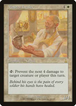 MTG Magic the Gathering Master Healer (12/143) Urza's Destiny MP - Image 1