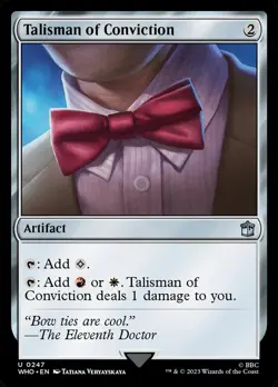 MTG Magic the Gathering Talisman of Conviction (247/1448) Doctor Who NM - Image 1