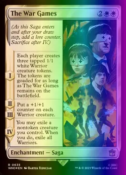 MTG Magic the Gathering The War Games (635/1448) Doctor Who LP FOIL- SURGE - Image 1
