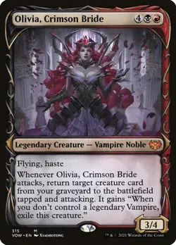 MTG Olivia, Crimson Bride (315/596) Innistrad Crimson Vow LP - Image 1