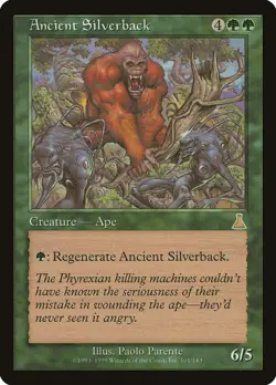 MTG Magic the Gathering Ancient Silverback (101/143) Urza's Destiny LP - Image 1