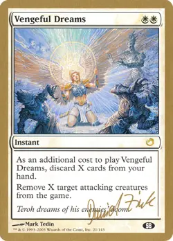 MTG Vengeful Dreams (dz21sb/142) World Championship Decks 2003 LP - Image 1