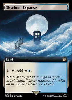 MTG Magic the Gathering Skycloud Expanse (516/1448) Doctor Who NM - Image 1