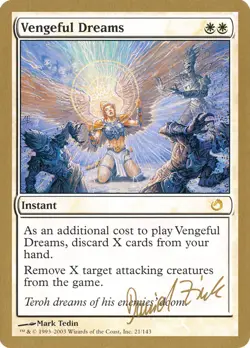 MTG Vengeful Dreams (dz21/142) World Championship Decks 2003 LP - Image 1