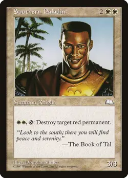 MTG Magic the Gathering Southern Paladin (27/167) Weatherlight LP - Image 1
