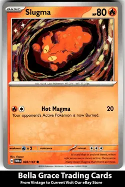 Slugma #028/167 SV06: Twilight Masquerade Pokemon Common - Image 1
